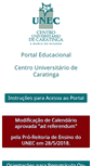 Mobile Screenshot of portal.unec.edu.br